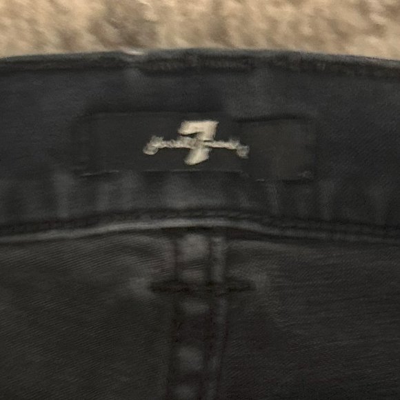 7 For All Mankind Women’s Jeans Skinny Mid-Rise Zip Ankle Size 25 - Picture 5 of 5